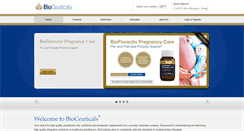 Desktop Screenshot of bioceuticals.com.au